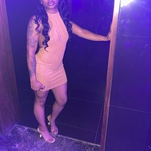 Mustard Halter dress